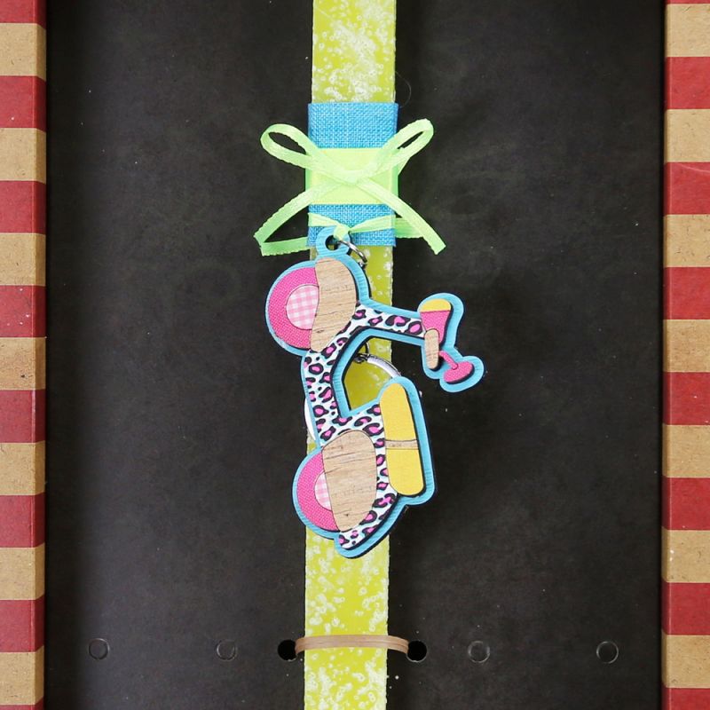 Easter Candle scooter key ring