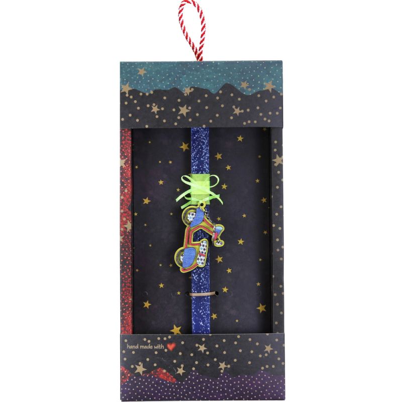 Easter Candle scooter key ring