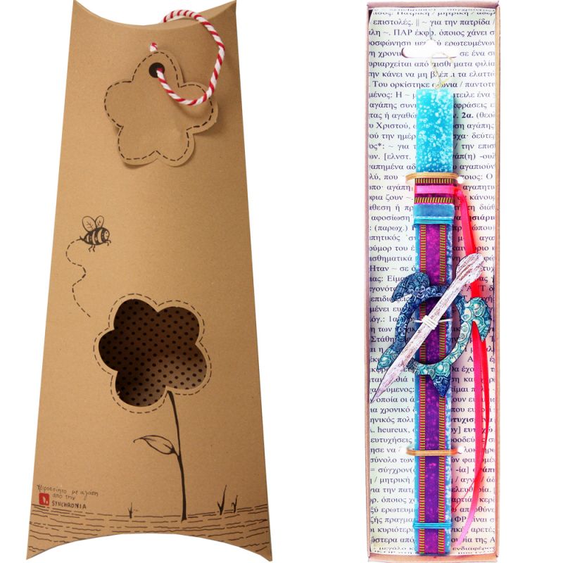 Easter Candle hair clip