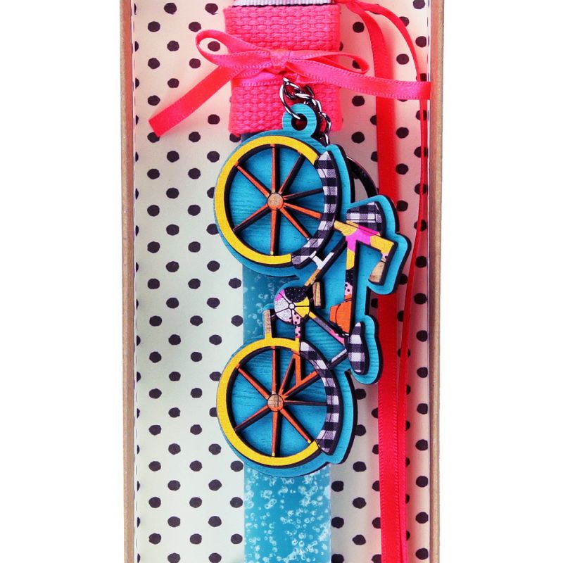 Easter Candle Bicycle Key-Ring