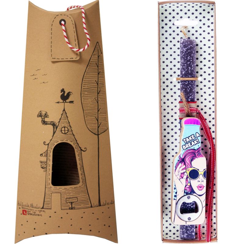 Easter Candle beer opener