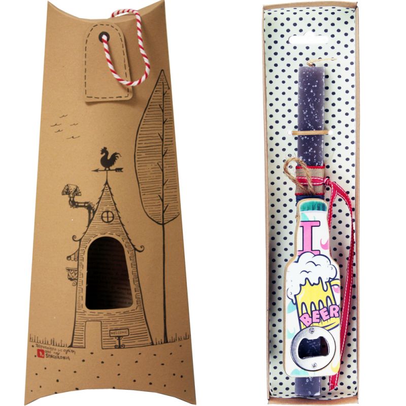 Easter Candle beer opener