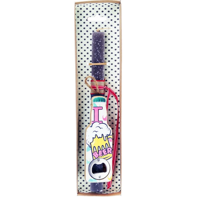 Easter Candle beer opener