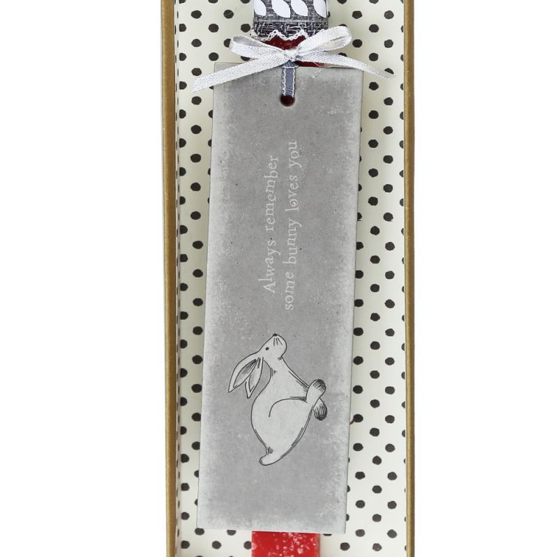 Easter Candle Bookmark-Running hare