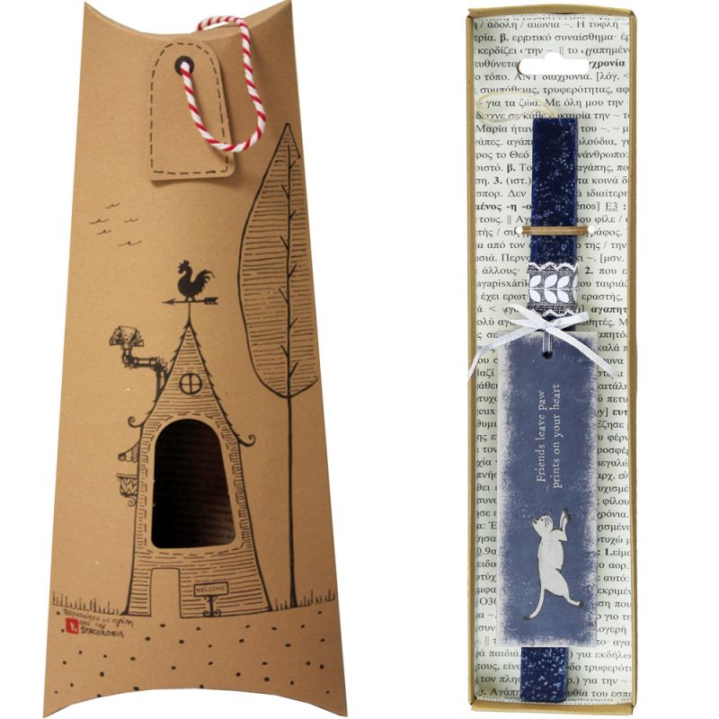 Easter Candle Bookmark-Running cat