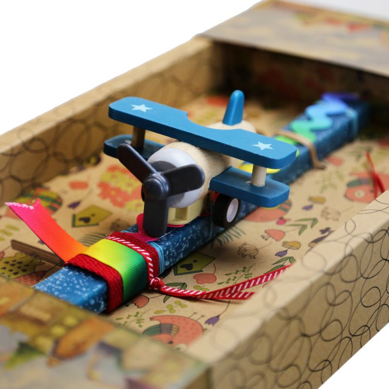 Easter Candle Wooden airplane
