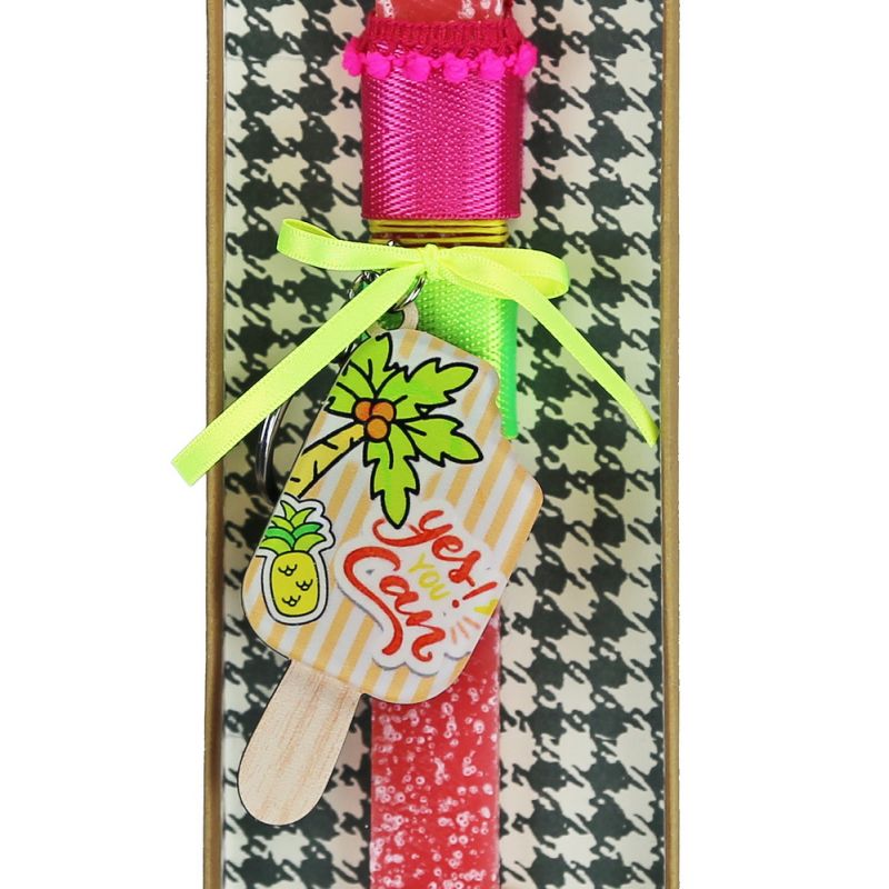 Easter Candle Keyring ice cream