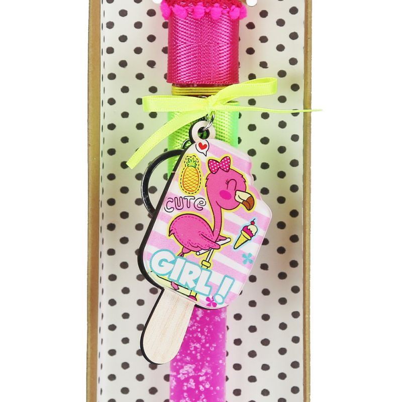 Easter Candle Keyring ice cream