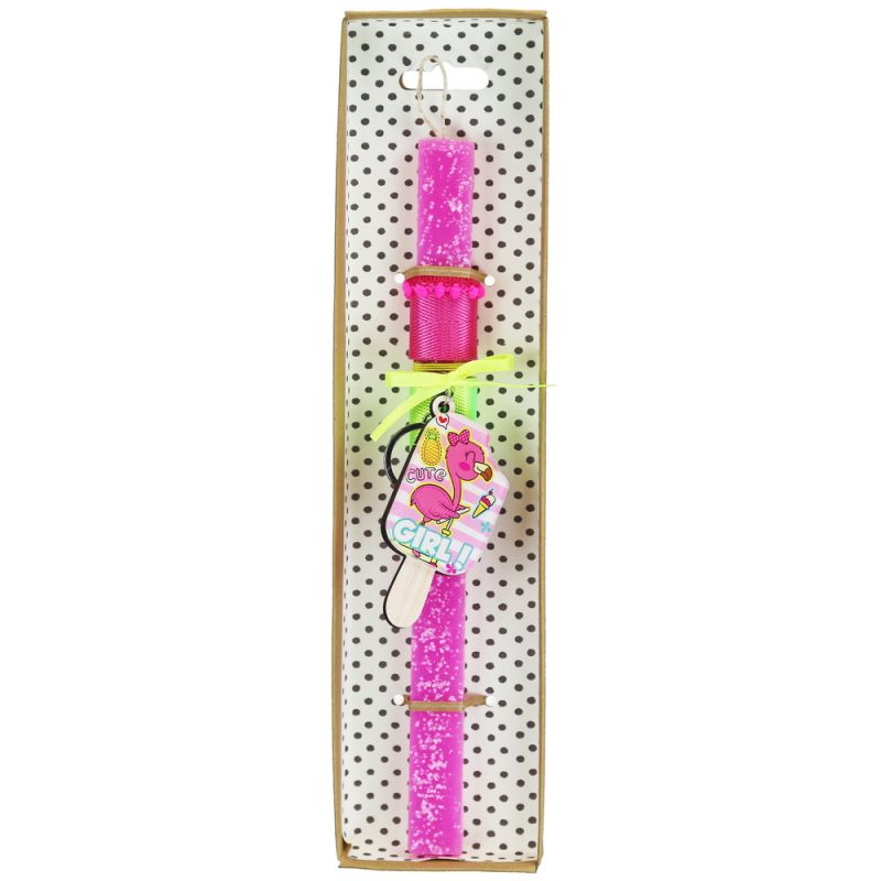 Easter Candle Keyring ice cream