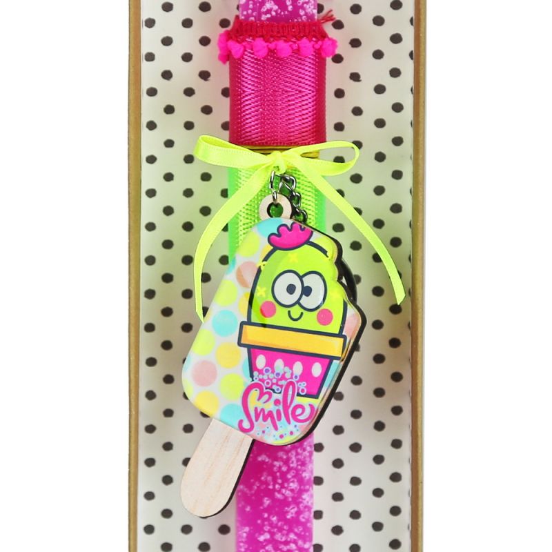 Easter Candle Keyring ice cream