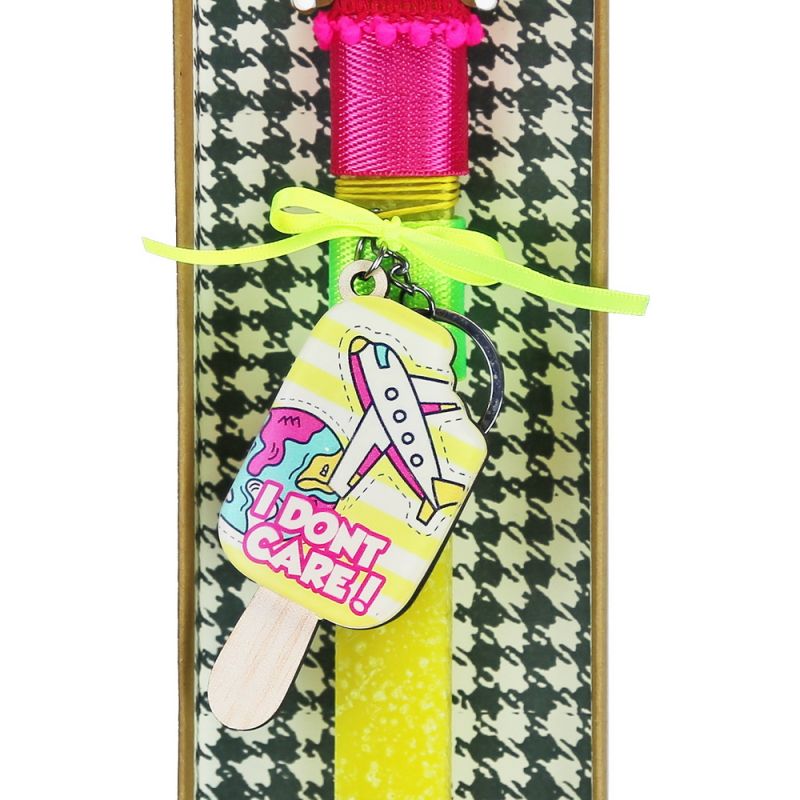 Easter Candle Keyring ice cream