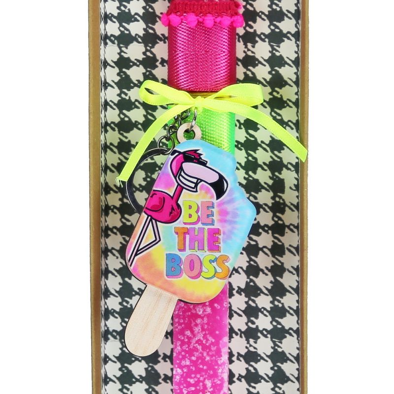 Easter Candle Keyring ice cream