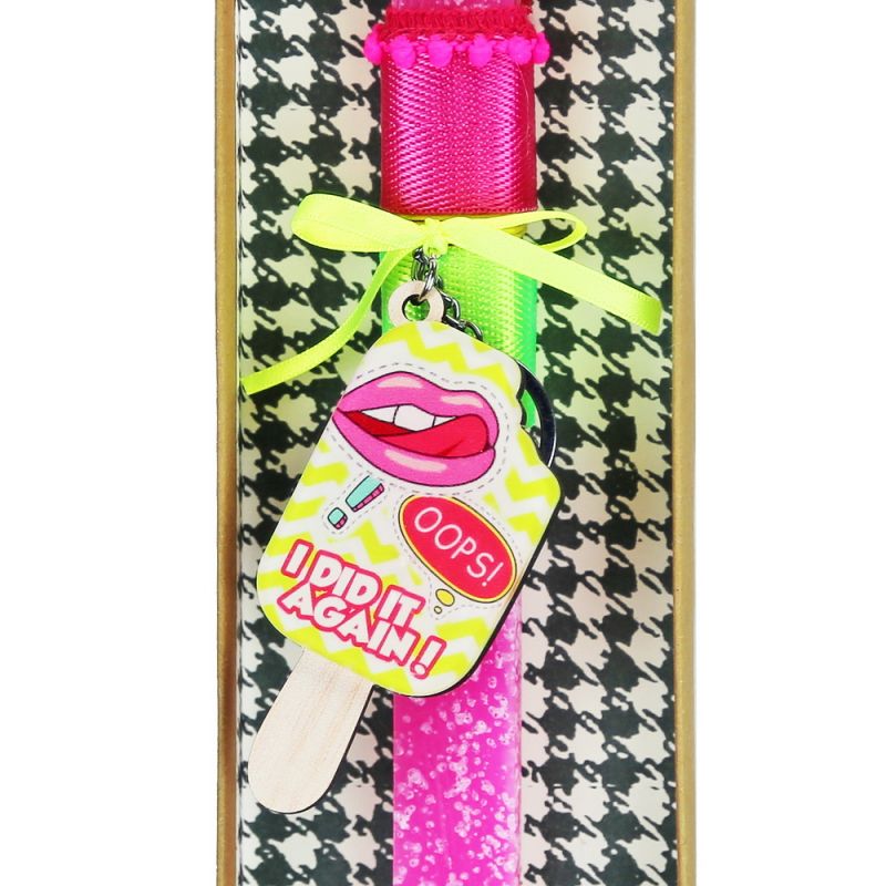 Easter Candle Keyring ice cream