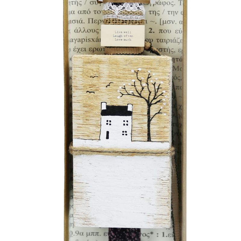 Easter Candle Wood painting-Thin house