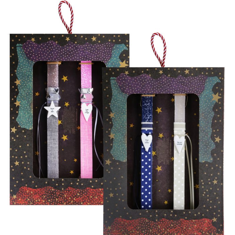 Λαμπάδα (lg) Πορσελάνινο στολίδι για δύο (2σχ.)