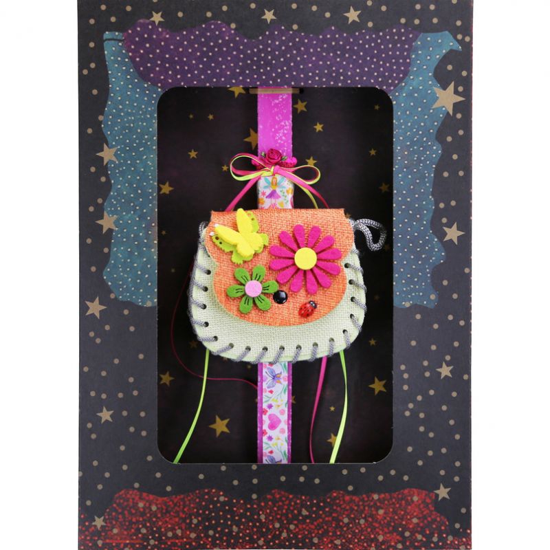 Easter Candle Handbag with flowers