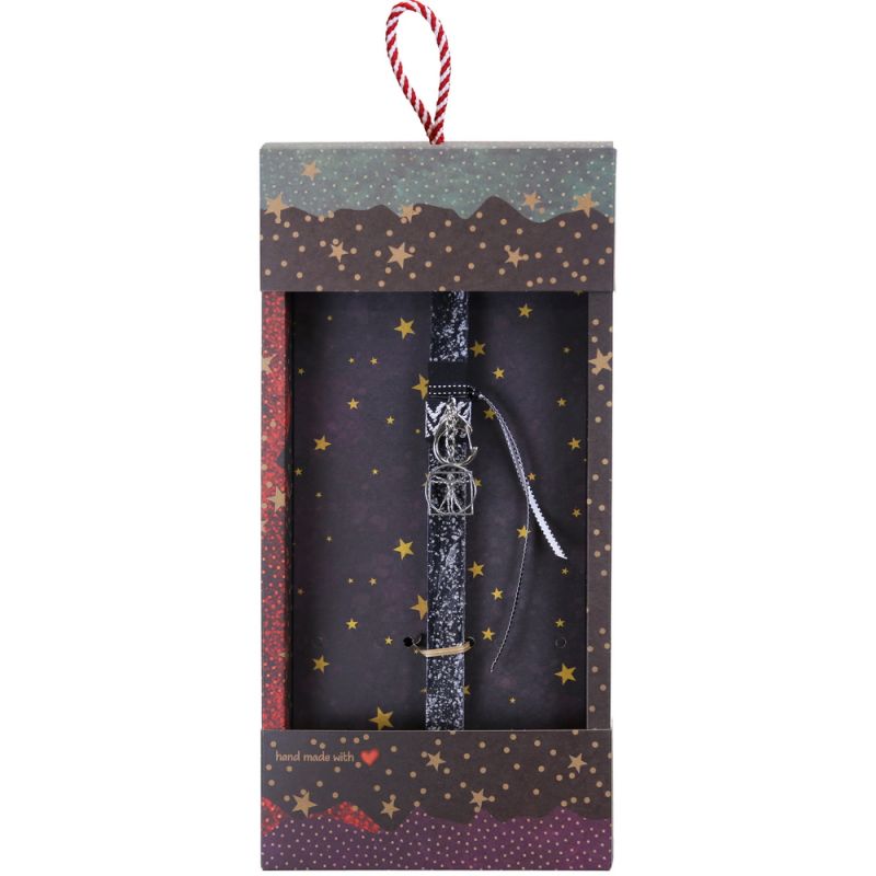 Easter Candle Da Vinci Vitruvian Man Key-Ring