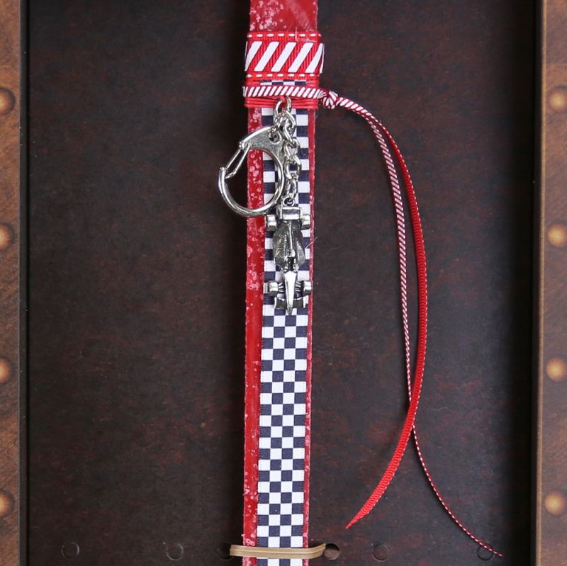 Easter Candle Racing Car Key-Ring