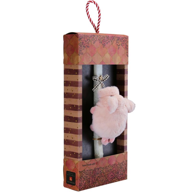 Easter Candle Pig screen wipe