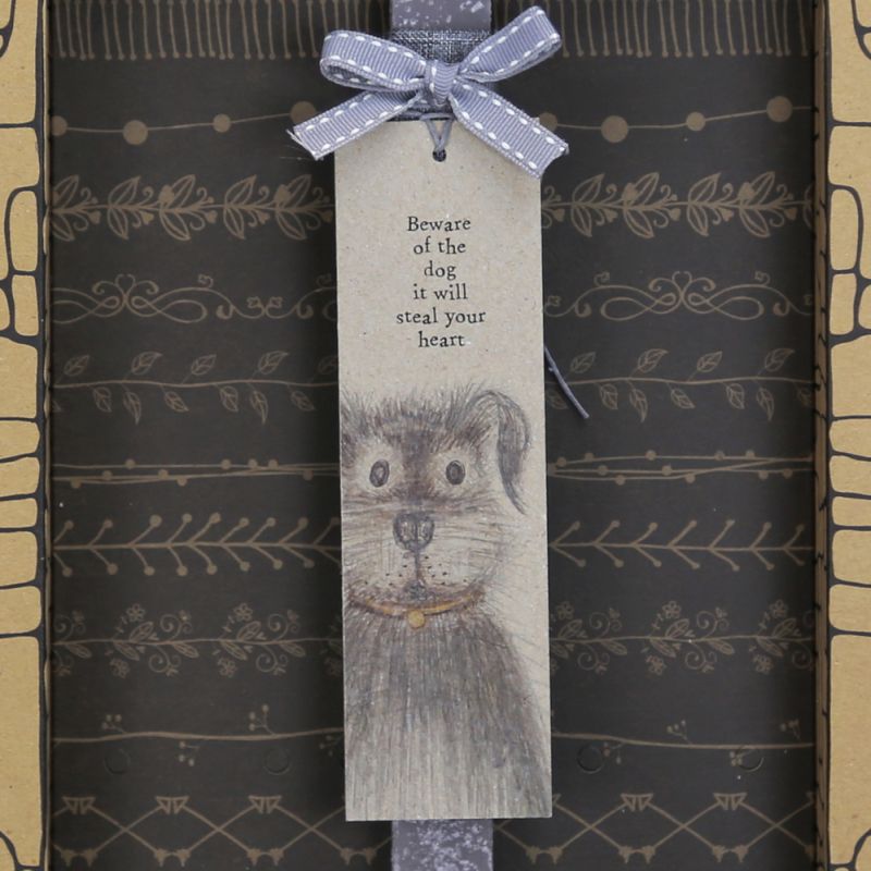 Easter Candle Dog bookmark-Beware of the dog
