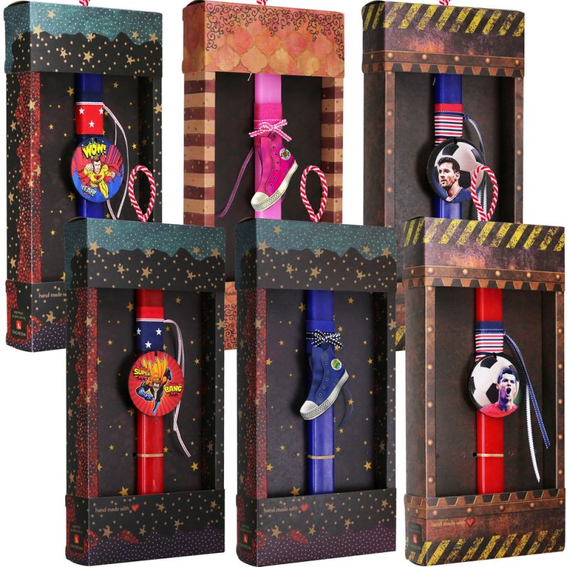 Λαμπάδες Basic Σετ/60 + Σταντ - Προσφορά 