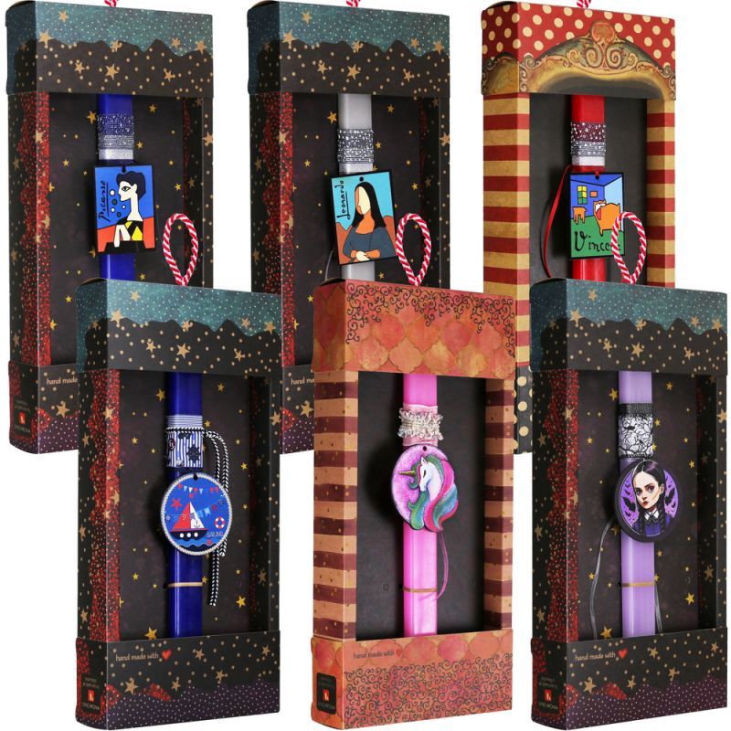 Λαμπάδες Basic Σετ/60 + Σταντ - Προσφορά 