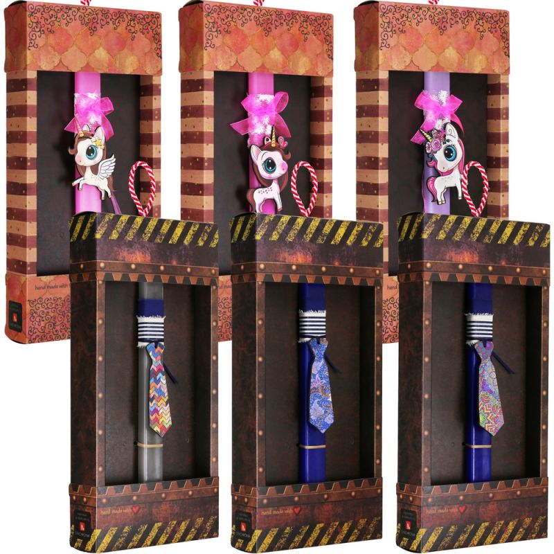 Λαμπάδες Basic Σετ/60 + Σταντ - Προσφορά 