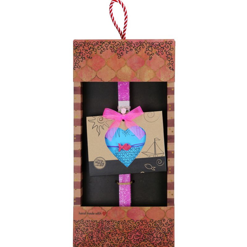 Λαμπάδα Bραχιόλι Ψαράκι - Ροζ