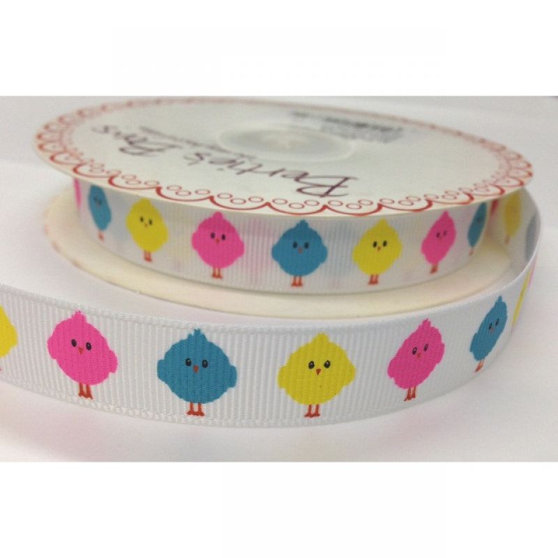 Κορδέλα 25μ.Κοτοπουλάκια 16χιλ. Λευκή