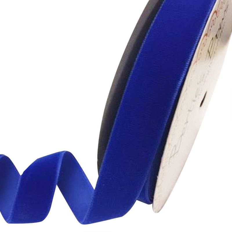 Royal Blue 20mm Velvet Ribbon x 10mtr