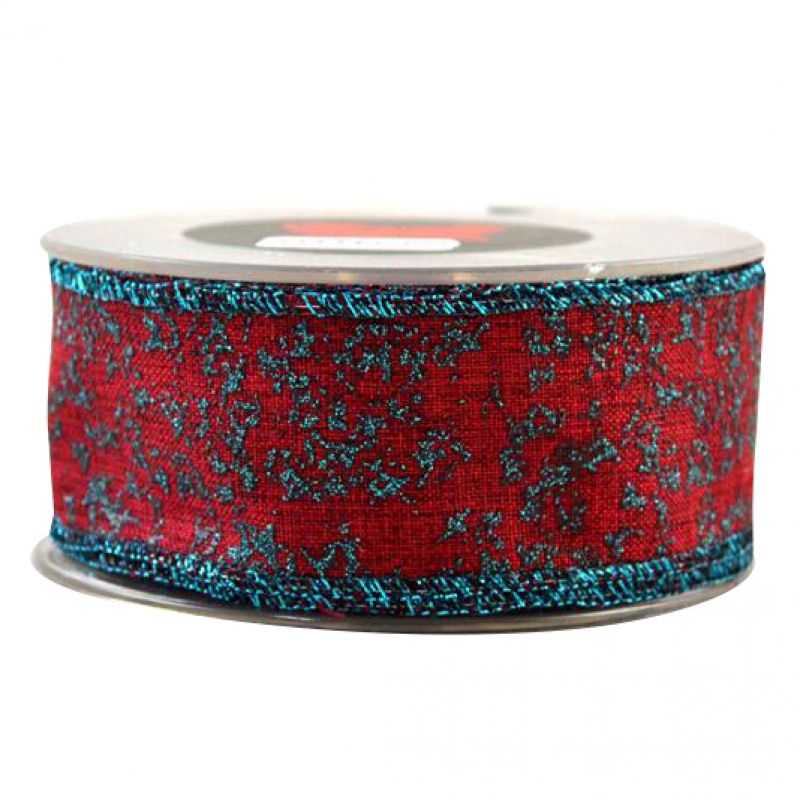 LIBERTAD STARDUST 4,3cmx9m-dark red-petrol