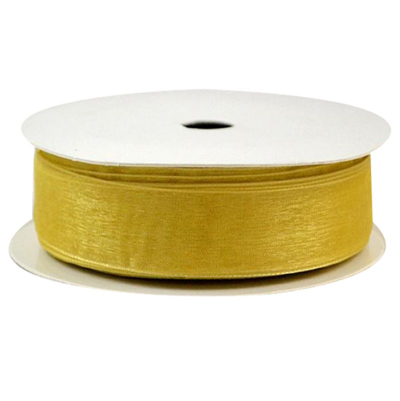 Κορδέλα 23μ. ORGANZA THIN EDGE 40χιλ.-ΧΡΥΣΟ