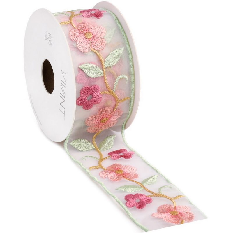 Κορδέλα 4,5μ.VIOLETTA  50χ.- Marble rose