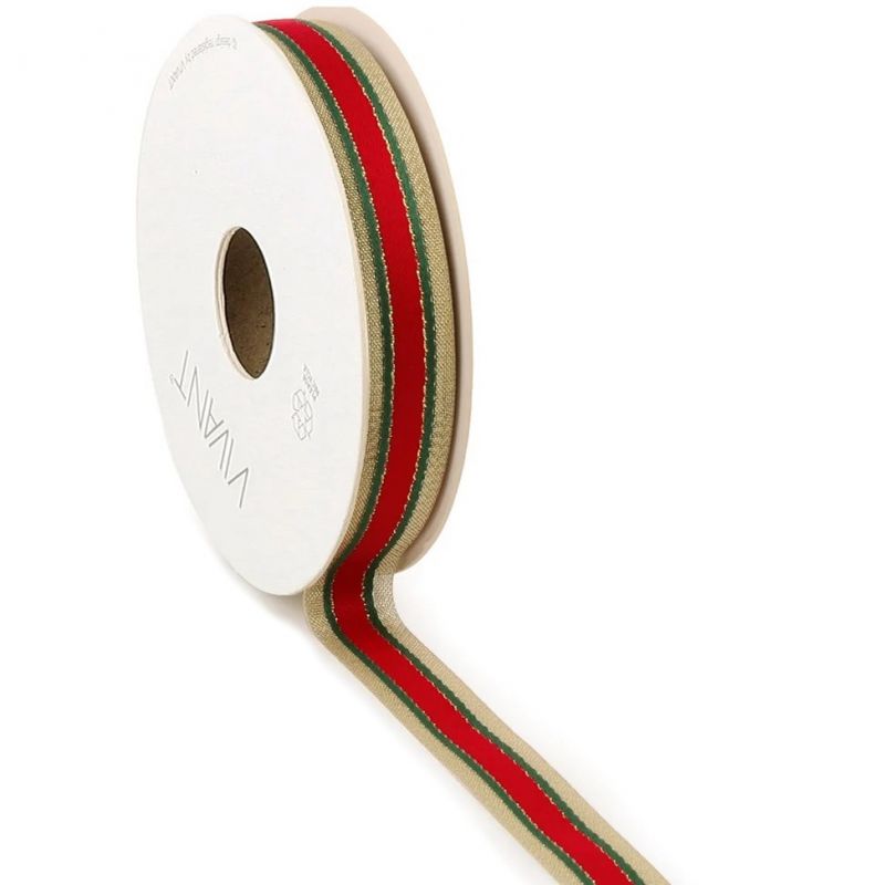 Κορδέλα 20μ. XMAS STRIPE 15χ.