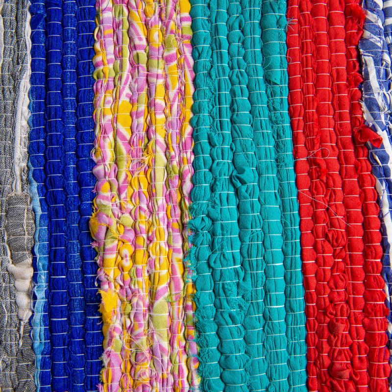 Finer weave cotton chindi rug 90x170cm