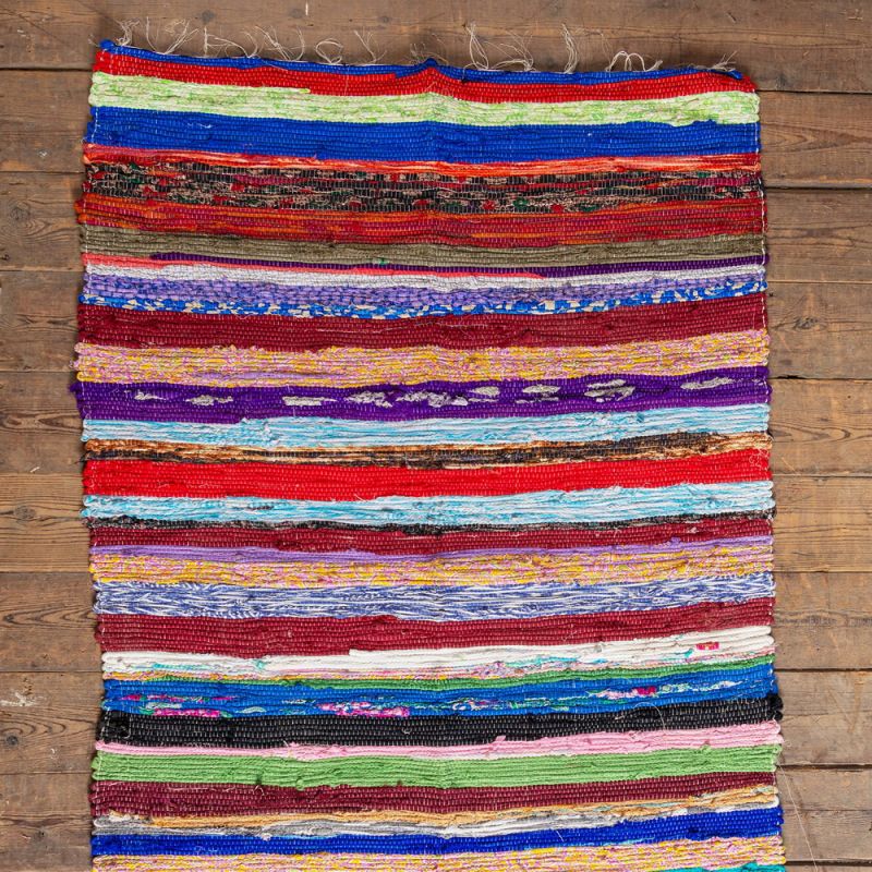 Finer weave cotton chindi rug 90x170cm