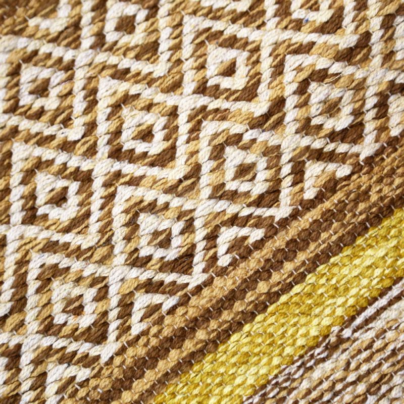 Antara cotton hand loom rug 90x150cm - GOLD