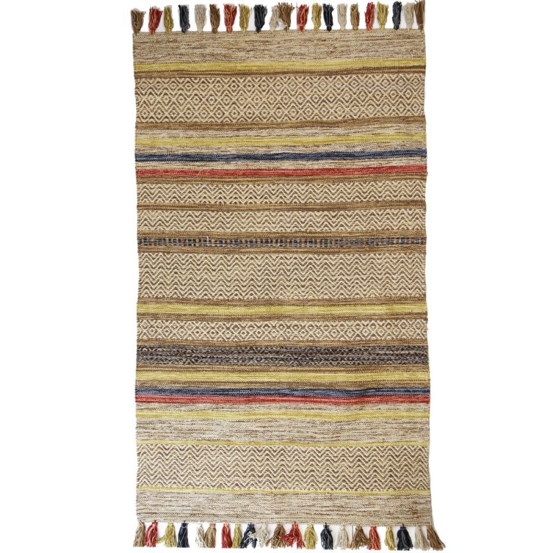 Antara cotton hand loom rug 90x150cm - GOLD