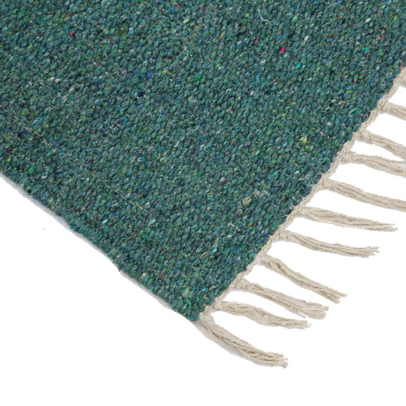 Plain Recycled Yarn Rug Olive(OL) 90 x 150cm