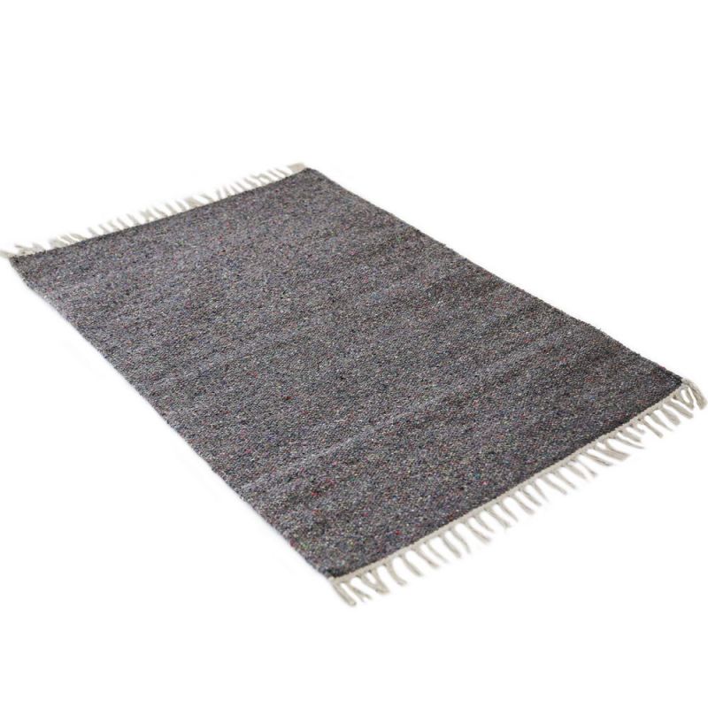 Plain Recycled Yarn Rug