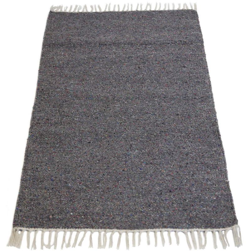 Plain Recycled Yarn Rug