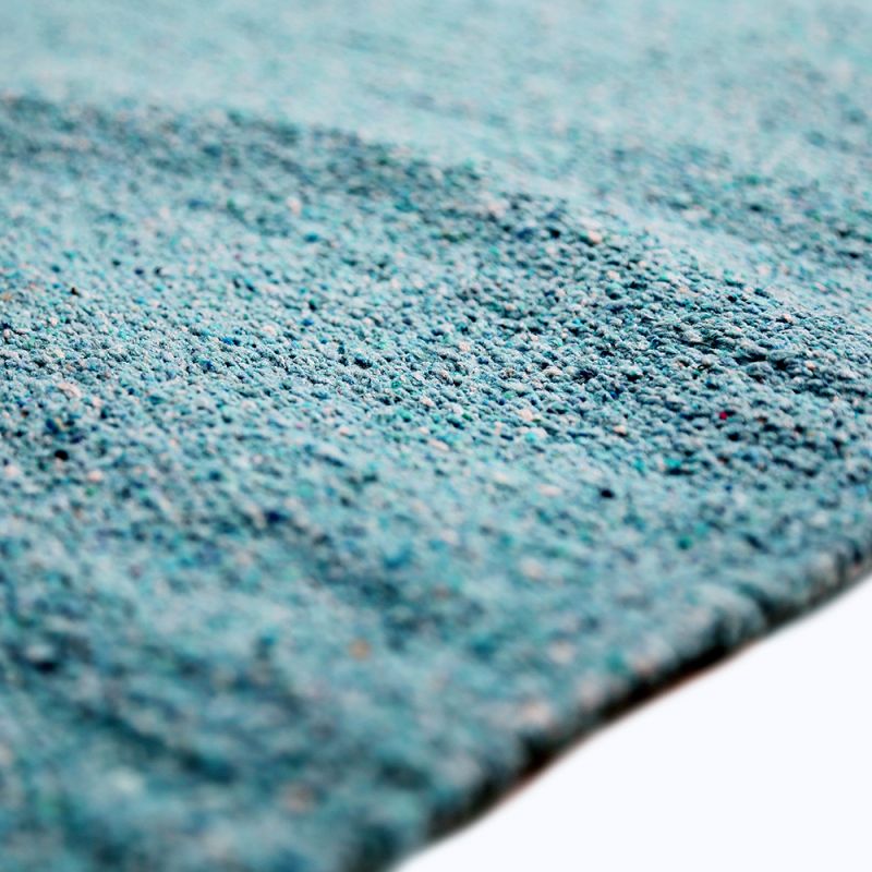 Plain Recycled Yarn Rug Turquoise(TQ) 75 x 135cm