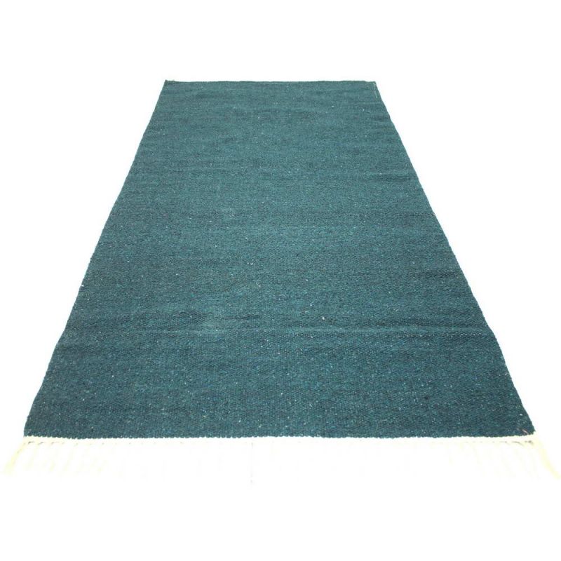 Plain Recycled Yarn Rug Teal(TL) 90 x 150cm