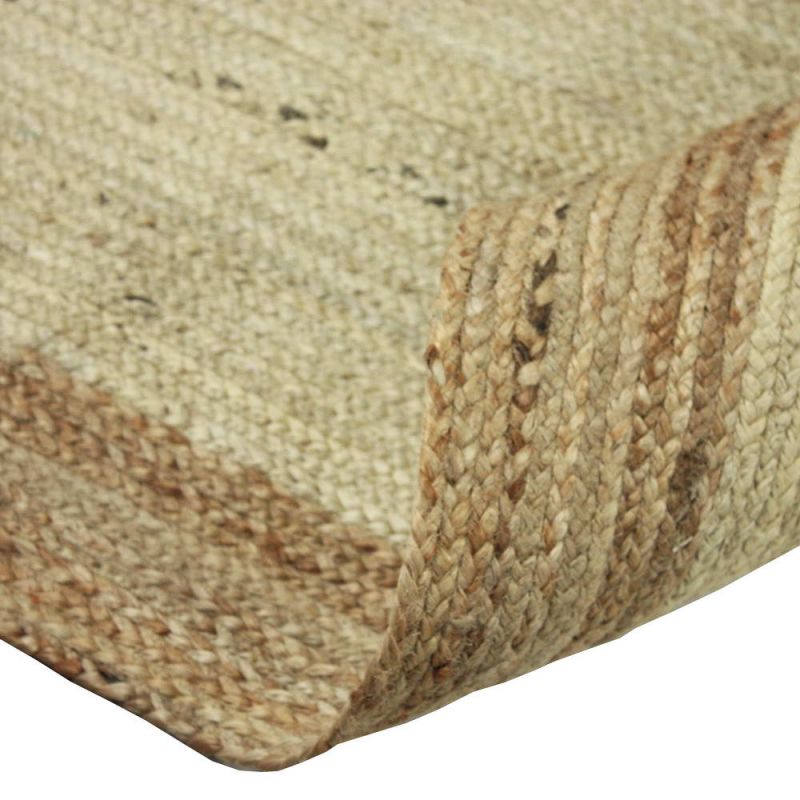 Sariska oval jute rug, 90x150cm