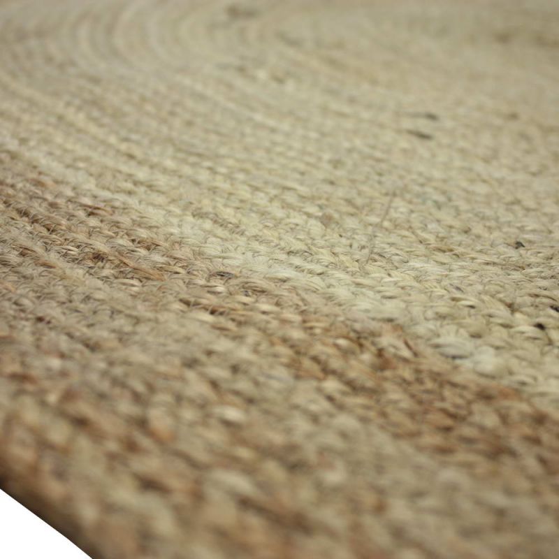 Sariska oval jute rug, 90x150cm