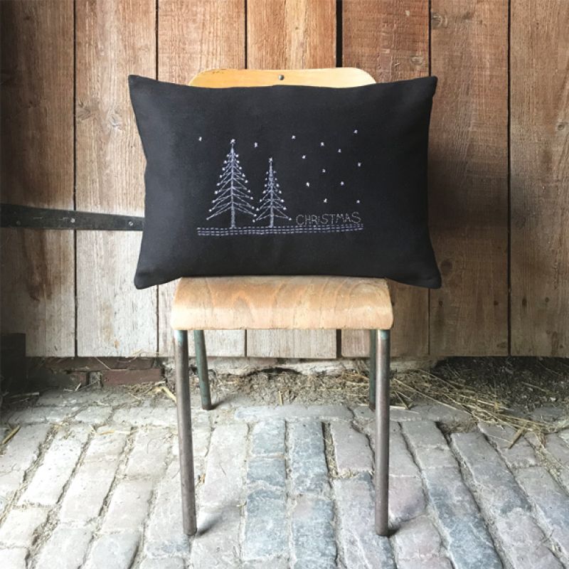 Μαξιλάρι μάλλινο 45 εκ.- Christmas