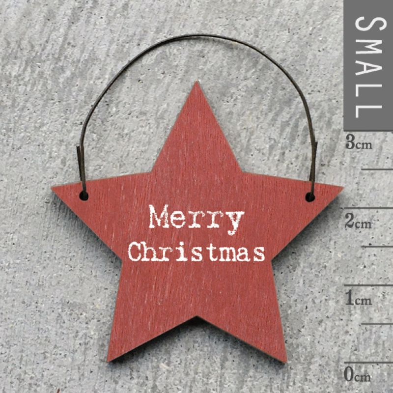 Little star – Merry Christmas  (red)