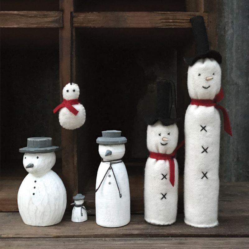 Felt hanging snowman-Tiny