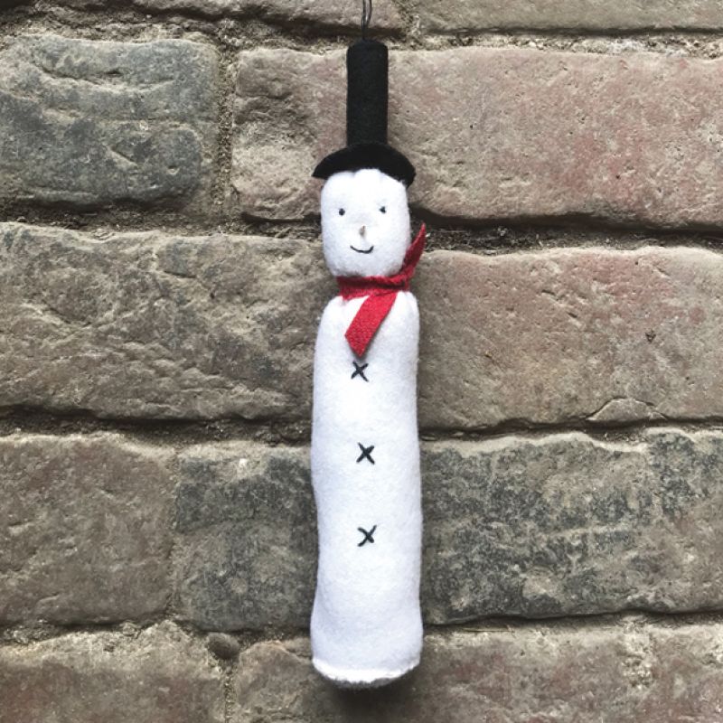 Felt hanging snowman-Long tall