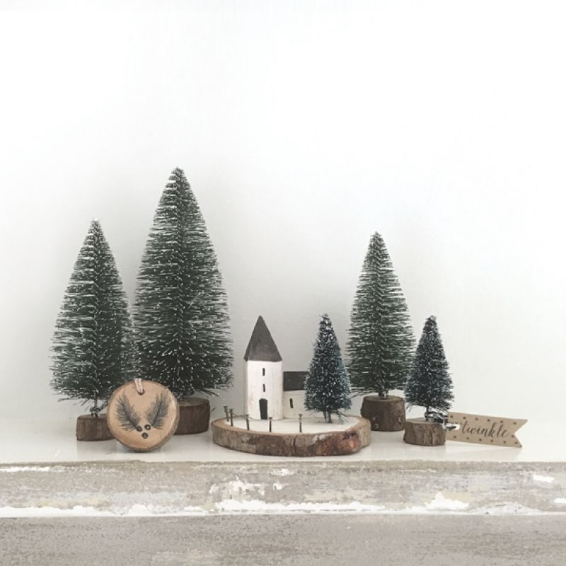 Bottle brush xmas tree-Extra large 20cm